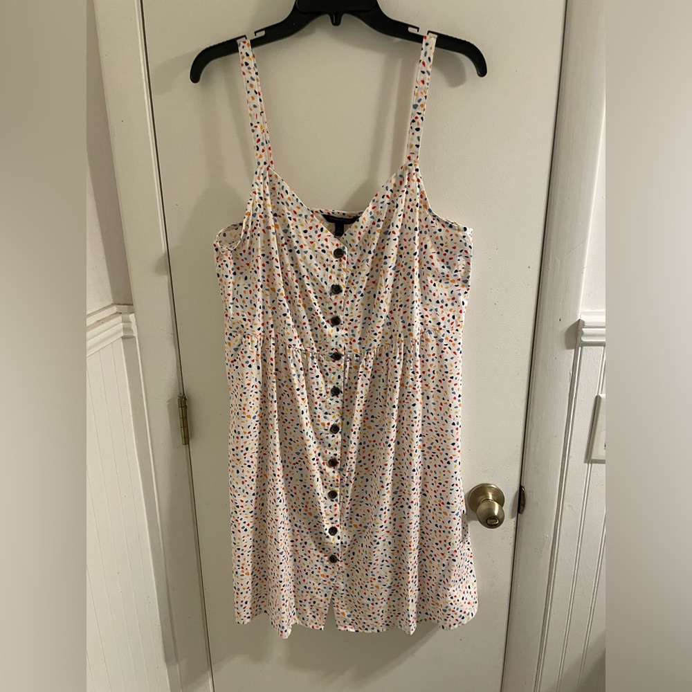 Banana Republic polka dot dress SZ L